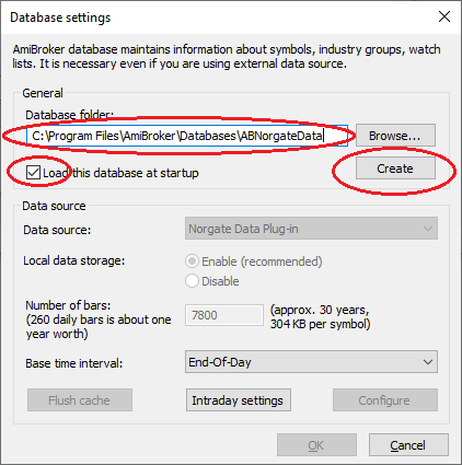 Norgate Data Amibroker Database Creation - 